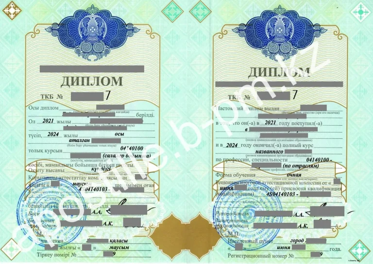 Истребование диплома Казахстана